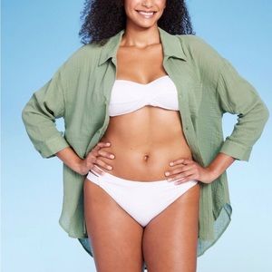 Women's Button-Up Cover Up Shirtdress - Kona Sol